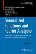 Cover: Generalized Functions and Fourier Analysis - Birkh&auml;user
