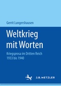 Cover: Weltkrieg mit Worten - J.B. Metzler