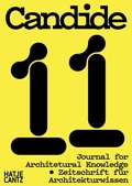 Cover: Candide. Journal for Architectural Knowledge - Hatje Cantz Verlag