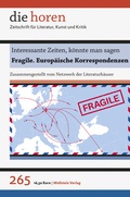 Cover: Interessante Zeiten, k&ouml;nnte man sagen - Wallstein