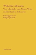 Cover: Wilhelm Lehmann - Wallstein