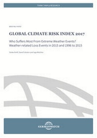 Enlarge image Cover: Global Climate Risk Index 2017 - Germanwatch Nord-Süd Initiative e.V.