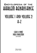 Cover: Encyclopedia of the Harlem Renaissance - Routledge