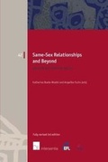 Cover: Same-Sex Relationships and Beyond (3rd edition) - Intersentia Ltd