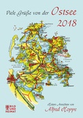 Cover: Viele Gr&uuml;&szlig;e von der Ostsee 2018 - Bild u. Heimat