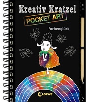 Abbildung von: Kreativ-Kratzel Pocket Art: Farbenglück - Loewe