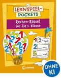 Cover: Lernspiel-Pockets - Rechen-R&auml;tsel f&uuml;r die 1. Klasse - Loewe