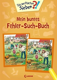 Abbildung von: Die verflixten Sieben - Mein buntes Fehler-Such-Buch - Loewe