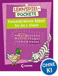 Cover: Lernspiel-Pockets - Konzentrations-R&auml;tsel f&uuml;r die 1. Klasse - Loewe
