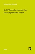 Cover: Vorlesungen &uuml;ber &Auml;sthetik - Meiner