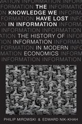 Cover: The Knowledge We Have Lost in Information - Oxford University Press Inc
