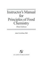 Cover: Principles of Food Chemistry - Aspen Publishers Inc.,U.S.