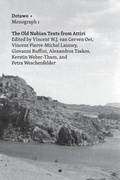 Cover: The Old Nubian Texts from Attiri - Punctum Books
