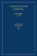 Cover: International Law Reports, Consolidated Index 3 Volume Hardback Set - Cambridge University Press