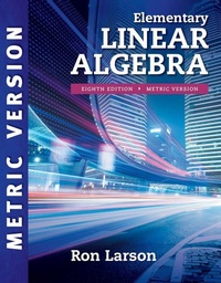 Abbildung von: Elementary Linear Algebra, International Metric Edition - Brooks/Cole