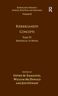 Cover: Volume 15, Tome IV: Kierkegaard's Concepts - Routledge