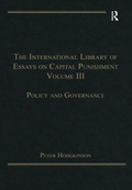 Bild: The International Library of Essays on Capital Punishment, Volume 3 - Routledge