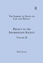 Cover: Privacy in the Information Society - Routledge