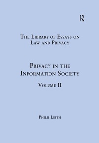 Enlarge image Cover: Privacy in the Information Society - Routledge