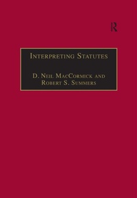 Enlarge image Cover: Interpreting Statutes - Routledge