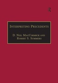 Cover: Interpreting Precedents - Routledge