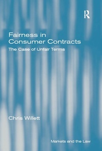 Abbildung von: Fairness in Consumer Contracts - Routledge