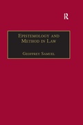Cover: Epistemology and Method in Law - Routledge