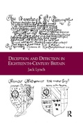 Cover: Deception and Detection in Eighteenth-Century Britain - Routledge