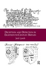 Cover: Deception and Detection in Eighteenth-Century Britain - Routledge