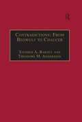 Cover: Contradictions: From Beowulf to Chaucer - Routledge