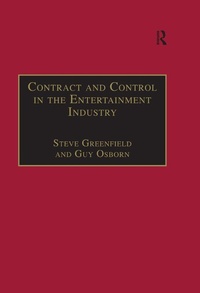 Abbildung von: Contract and Control in the Entertainment Industry - Routledge
