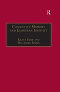 Cover: Collective Memory and European Identity - Routledge
