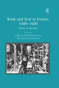 Cover: Book and Text in France, 1400-1600 - Routledge