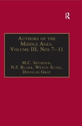 Cover: Authors of the Middle Ages, Volume III, Nos 7-11 - Routledge