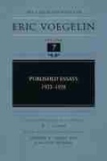 Cover: Published Essays, 1922-1928 (CW7) - University of Missouri Press