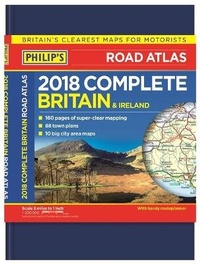 Abbildung von: Philip's 2018 Complete Road Atlas Britain and Ireland - De luxe hardback - Philip's