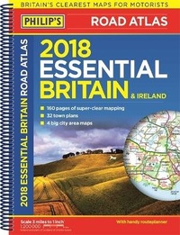 Abbildung von: Philip's 2018 Essential Road Atlas Britain and Ireland - Spiral A4 - Philip's