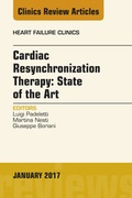 Cover: Cardiac Resynchronization Therapy: State of the Art, An Issue of Heart Failure Clinics - Elsevier