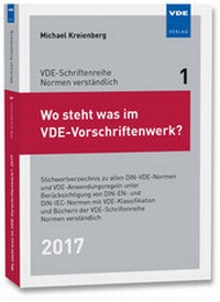 Abbildung von: Wo steht was im VDE-Vorschriftenwerk? 2017 - VDE Verlag