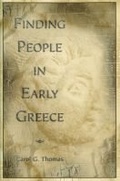 Cover: Finding People in Early Greece - University of Missouri Press
