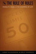 Cover: The Rule of Rules - Duke University Press
