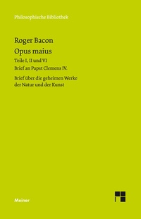 Enlarge image Cover: Opus maius - Meiner
