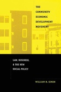 Cover: The Community Economic Development Movement - Duke University Press