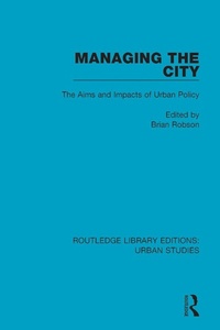 Enlarge image Cover: Managing the City - Routledge