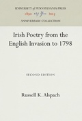 Cover: Irish Poetry from the English Invasion to 1798 - University of Pennsylvania Press
