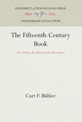 Cover: The Fifteenth-Century Book - University of Pennsylvania Press