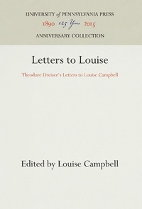 Enlarge image Cover: Letters to Louise - University of Pennsylvania Press