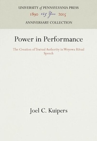 Enlarge image Cover: Power in Performance - University of Pennsylvania Press