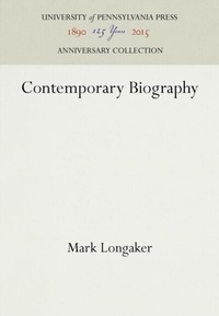 Enlarge image Cover: Contemporary Biography - University of Pennsylvania Press