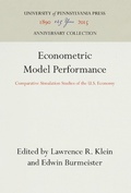 Cover: Econometric Model Performance - University of Pennsylvania Press